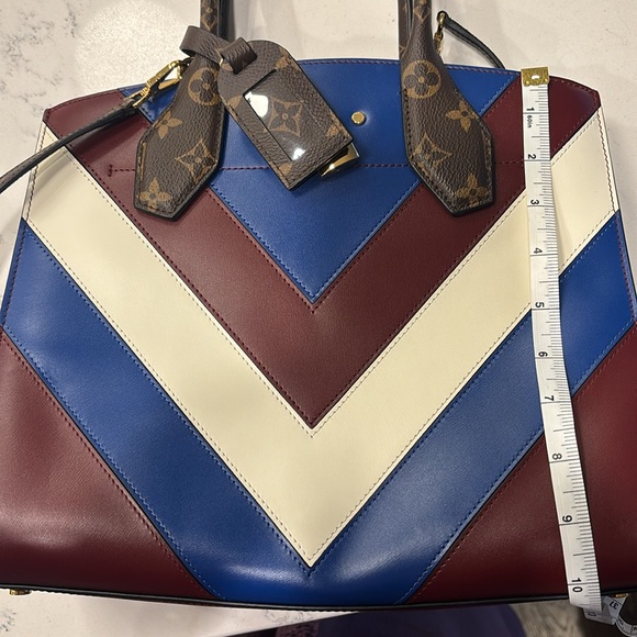 Louis Vuitton City Steamer Handbag Blue/Maroon - Picture 9 of 9